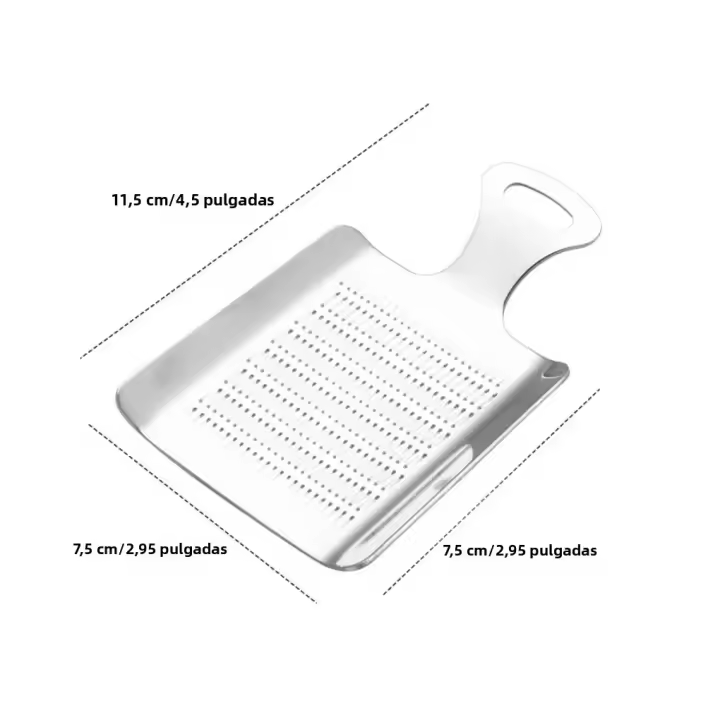 Molinillo De Ajo Y Jengibre En Acero Inoxidable Herramienta De Cocina Para Frutas Vegetales Y Raíces Eco-amigable Y Resistente Al Desgaste - 1