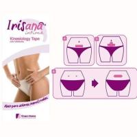 Iriscup Irisana - Kinesiology Tape - Pack 3 Cintas Autoadhesivas - Marrón Claro - Elástico, Resiste al Agua - Ayuda a Aliviar Molestias Menstruales - Turmalina - details 0