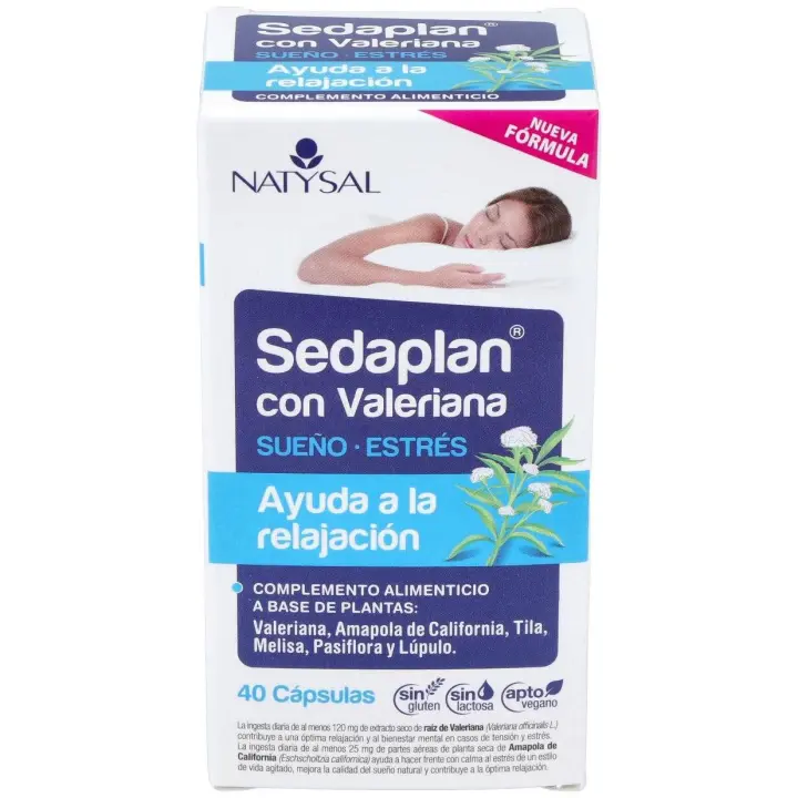Natysal - Sedaplan Valeriana Tranquilizante 40Cap. - 1