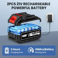 6-IN-1 Nueva Lavadora de Alta Presión Pistola de Agua para Coche 20000mAh Pistola Lavadora para Hogar y Jardín Sin Caja de Herramientas para Batería Makita - details 2
