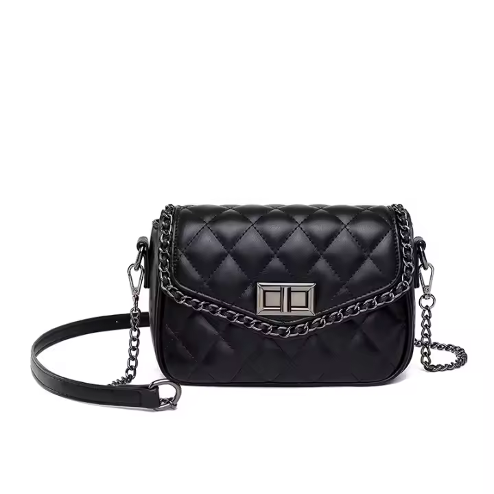 Bolso cuadrado pequeño de cuero genuino para mujer, bandolera de un solo hombro, capa principal de piel de vaca, nueva moda 2025 - 1