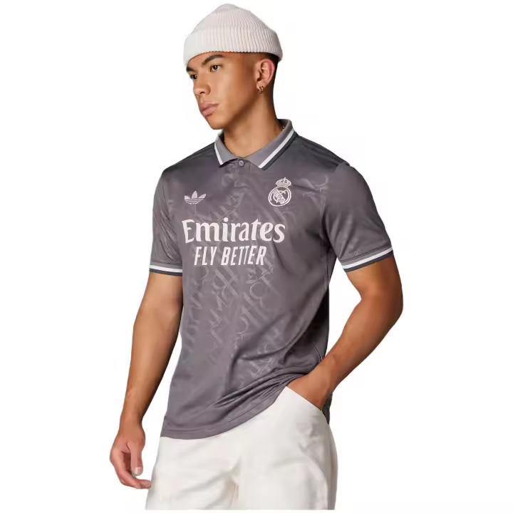 Camiseta de Futbol Adidas Tercera Equipación Camiseta Real Madrid 24-25 para hombre en color gris - 1