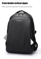 Mochila Para Hombre Impermeable De Gran Capacidad Estilo Casual Con Compartimento Para Computadora Mochila De Viaje Negocios Y Estudiante - details 11