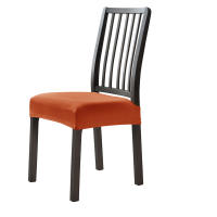 Cubierta De Silla De Comedor Suave De Velours Color Sólido Cubierta De Asiento Desmontable Antipolvo Fundas De Silla Para Hotel Y Hogar - details 19