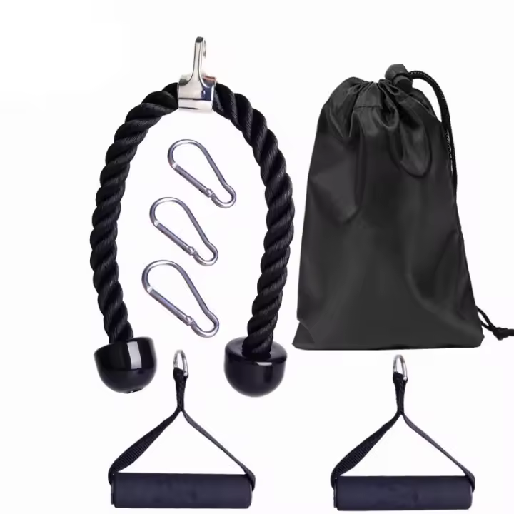 Cuerda De Tríceps Para Ejercicio De Pecho Y Pulmones En Gimnasio Uso Doméstico O En Gimnasio Equipo De Fitness Para Entrenamiento De Músculos Bodybuilding - 1