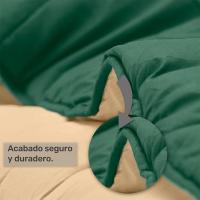 DECASATEXTIL -Edredon Nordico Bicolor Reversible - 400Gr/m2 - Diferentes medidas - Edredon Microfibra – Reversible- Suave, cómodo, Ligero y Transpirable – VERDE/LINO - details 4
