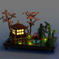 14PCS Bloques De Construcción Luz De Jardín Ambiente MOC Farol De Calle Iluminación De Paisaje Para Jardines Y Parques Juguete LED De Bloques De Ladrillo - details 3