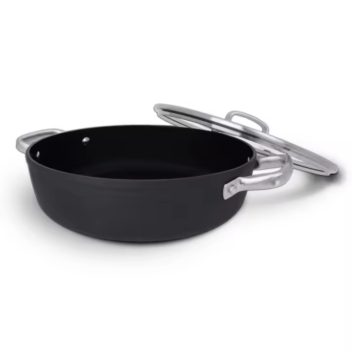 Arcos Cacerola Antiadherente 28 cm, Aluminio Forjado, Mango Efecto Frío, Apta para Inducción y Lavavajillas, Ahorro Energético, Serie Samoa - 1