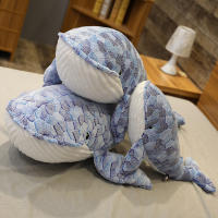 Gran Juguete De Peluche Tiburón Azul De Dibujos Animados Nuevos 150cm Animal Suave Para Bebés Cojín De Pez Ballena Regalos De Cumpleaños Para Niños - details 14