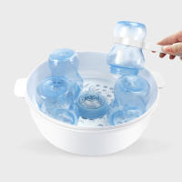 Esterilizador De Botellas De Microondas Con Vapor Ajustable Para 6 Botellas Bebidas Pacíficos Copos Desinfecta En 2-6 Minutos - details 8