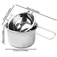 Kit De Inicio Para La Fabricación De Velas Con Pote De Acero Inoxidable Para Derretir Cera Potente Doble Calentador De Alta Calidad Para Principiantes - details 3
