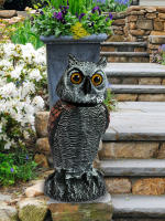 Pezón De Pato Falso Con Cabeza Giratoria 360° Impermeable Repelente De Aves Control De Plagas Escarabajo De Pared Para Jardín Exterior Patio Interior - details 7