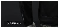 Chaqueta De Cuero PU Para Hombre Estilo Motociclista Streetwear Béisbol Outdoor Bomber Casual Para Otoño Windbreaker Masculino - details 14