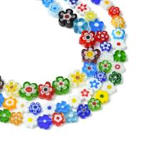 Hilo De 1 Pieza De Flores Hechas a Mano Millefiori De Vidrio Para DIY Joyería De Cuentas Para Niñas Collares Pulseras Kit De Fabricación - details 2