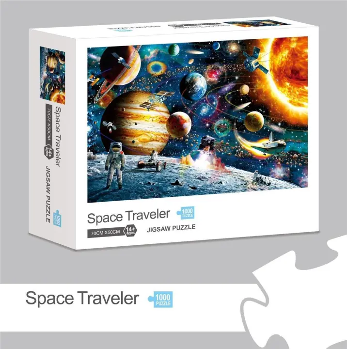 PUZLE DE 1000 PIEZAS: VIAJEROS DEL ESPACIO - 1