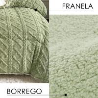 MIRAMAX-Edredon Borreguillo Invierno  para Cama 90/105/-135/150, Reversible Franle Sherpa, Relleno Microfibra, Nórdico Cálido Suave,  con  Fundas de Almohada 50X70 cm. - details 12