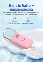 Pequeño Humidificador Facial Recargable Portátil 30ml Mini Neumático Nano Personal Hidratante De Cara Con Niebla Fría Para Hogar - details 7