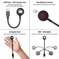 Lámpara LED De Atardecer USB Luz Neón Arcoíris Para Fotografía Decoración De Habitación Iluminación De Ambiente Móvil - details 3