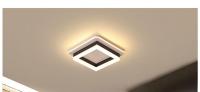 Modern LED Chandelier Iluminación Interior Para Pasillo Sala De Estar Luz De Techo De Acrílico Montaje En Superficie Luz Dimmable Decoración De Hogar - details 10