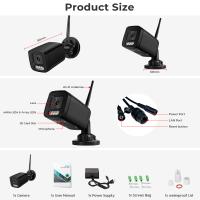 Cámara De Seguridad IP 4K 8MP WIFI Exterior Impermeable CCTV Con Detección De Movimiento Humano Y Audio Wireless H.265 Bala - details 1