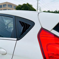 Louvers Negros Brillantes Para Ford Fiesta MK7 2008-2017 Decoración Triangular De Ventanas Traseras Accesorio De Automóvil - details 4