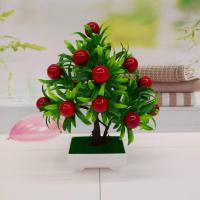 Planta Artificial De Bonsái De Frutas Con Naranja Manzana Limón Decoración Para El Hogar Y Sala De Estar Arbolado Falso De Tamaño Pequeño - details 12