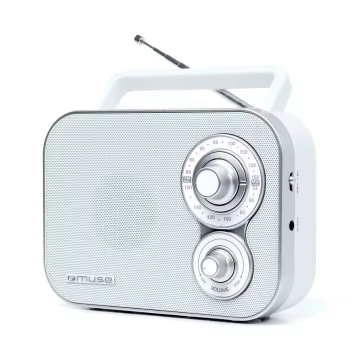 MUSE M-051 RW BLANCO RADIO ANALÓGICA FM/AM CON ALTAVOZ INTEGRADO - 1