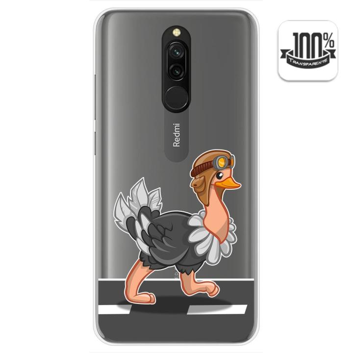 Funda Gel Transparente Para Motorola Moto G 5G Plus Diseño Avestruz