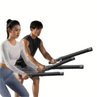 Entrenador De Músculos De Brazo Ergonómico 2Pc Barra De Entrenamiento De Fuerza Para Biceps Y Triceps Expansor De Fuerza De Mano Accesorio De Fitness Unisex - details 5