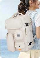 Mochilas de viaje para hombres y mujeres, computadoras portátiles de Negocios impermeables, bolso aprobado por la aviación 22l, con compartimento de zapatos independientes - details 1
