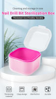 Caja De Almacenamiento Para Uñas LUSLUKING Doble Capa De Filtro Cuadrada Para Bricolaje En Herramientas De Manicura Contenedor De Limpieza De Cepillo De Uñas - details 0
