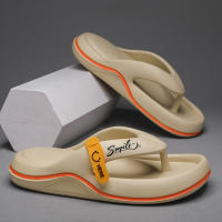 Zapatillas De Plataforma Para Hombre Verano Suela Suave EVA Pantuflas Casuales Playa Nocturnas Antideslizantes Para El Baño - details 2