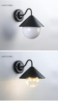 Lámpara De Pared Exterior LED Impermeable Y Resistente Al Humor Lámpara De Escalera De Acero Para Patio Tradicional Sin Certificación - details 9