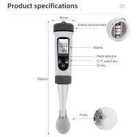 Mini Analizador Electrónico Portátil 4 En 1 Salinómetro LED Medidor De Salinidad TDS/SG/Temperatura Para Cocina Alimentos - details 7