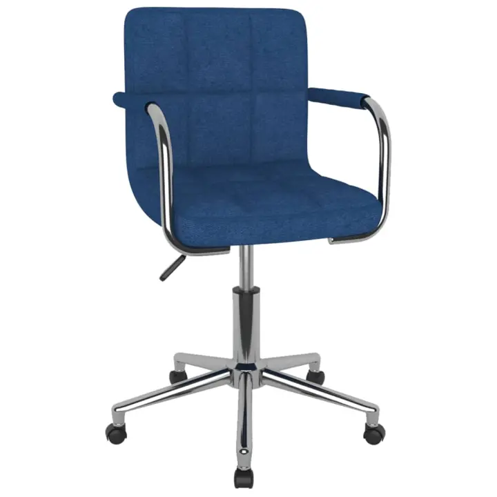 Silla de Oficina giratoria de Tela Azul - 1