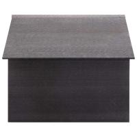 vidaXL Cobertizo para cortacésped WPC gris 80x80x70 cm - details 2