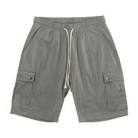 Pantalones cortos de trabajo multibolsillos estilo americano para hombre, informales, ajustados, con cordón, de verano - details 23