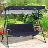 Juego De Sillas Colgantes Multicolor Para Exteriores Con Vela De Techo Impermeable Cubierta De Sol Para Jardín Patio Courtyard - details 0