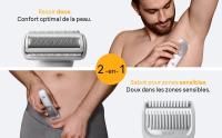 Braun BodyGroomer Series 5 BG5500, Afeitadora corporal, +1 accesorios de rasurado, Afeita Y Recorta, Wet&Dry, Color Gris. - details 2