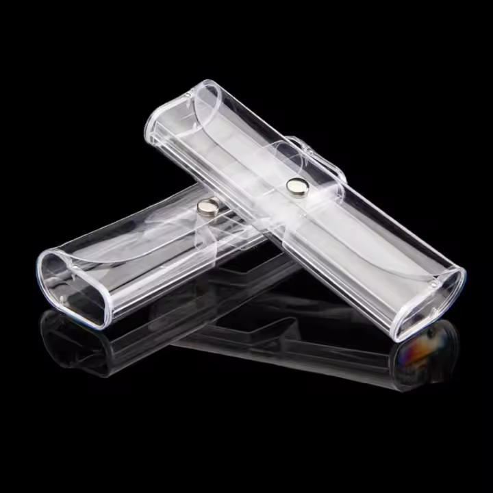 Estuche Portátil Ultraligero Para Gafas De Lectura Transparente Organizador De Almacenamiento Pequeño Para Hombres Y Mujeres - 1