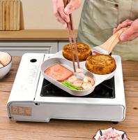 Sartén de Eggs Antiadherente Sartén de Horneado Cuadrado Espátula para Cocinar Cepillo Pequeño Portátil para Camping al Aire Libre - details 0