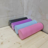 Rodillo De Yoga De EVA Espuma Redonda Y Hexagonal Para Ejercicios De Pilates Mejora Los Ejercicios De Hogar Diámetro 9.5cm Longitud 29.7cm - details 1