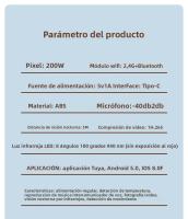Cámara De Seguridad Para Bebé Con Visión Nocturna Infrarroja Y Control Remoto Graffiti APP WiFi Monitoreo De Temperatura Y Sonido Cámara Inteligente Para El Hogar - details 14