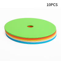 10pcs Matrices De Entrenamiento De Fútbol Planas Perforadas Marcadores Obstáculos Y Barricadas Para Equipo De Deportes - details 11