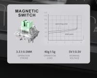 Teclado De Juego Onikuma G67 Switch Magnético 8KHz 0.02mm Sin Ruido Luces De Encendido 67 Teclas Compacto Y Contraídas - details 3