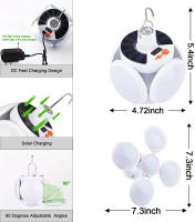 Lámpara De Camping LED Recargable Con Gancho Para Colgar Y Bombilla Plegable Luz Portátil Para Tienda De Camping Y Exteriores - details 6