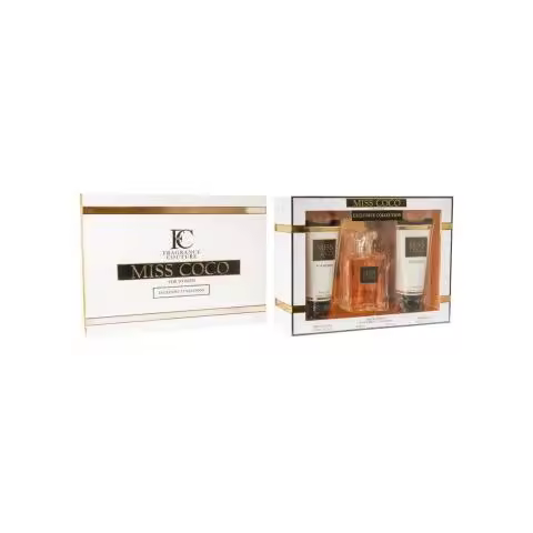 ESTUCHE MISS COCO FOR WOMEN 100ML, BODY LOTION 90ML Y SHOWER GEL 90ML ---3 PZAS------SUPERTOP-----MARCA FC - 1
