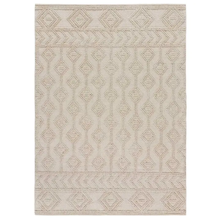 ATTICGO Alfombra de Interior Hecha a Mano en Crema - Pamuk 1111  60x90, 80x120, 120x170, 160x230 cm - 1