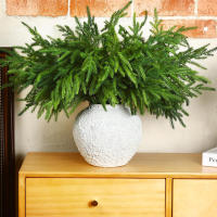 Rama De Pino Artificial Norfolk Suave Y Real Para Decoración De Navidad En Hogar Y Salón De La Chimenea Y Mesa - details 0