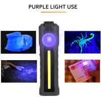 Linterna LED De Banda Larga COB Magnética Recargable USB Con 4 Modos De Iluminación Torcha De Emergencia Lámpara De Reparación Con Gancho - details 20